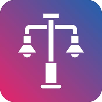 Street Lights Icon Vector Design