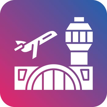 Airport Icon Vector Design