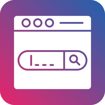 Search Bar Icon Vector Design