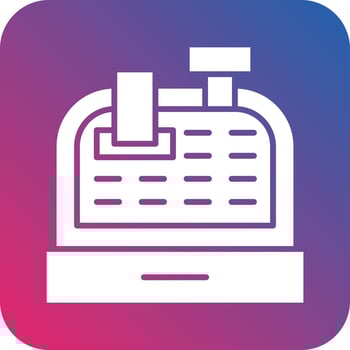 Cash Register Icon Vector Design
