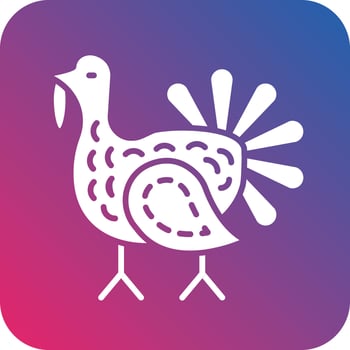 Turkey Icon Vector Design