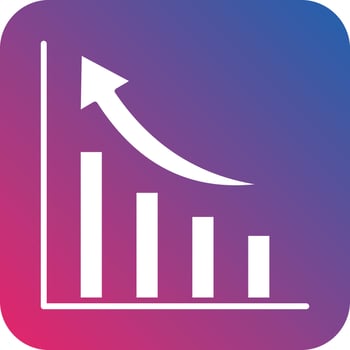 Bar Chart Icon Vector Design