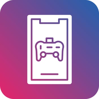Mobile Game Icon Vector Design