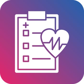 Medical Report Icon Vector Design