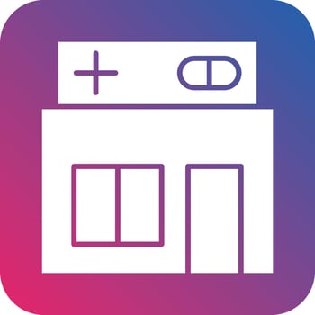 Medical Shop Icon Vector Design