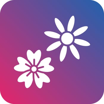 Flowers Icon Vector Design