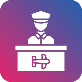 Security Control Icon Vector Design