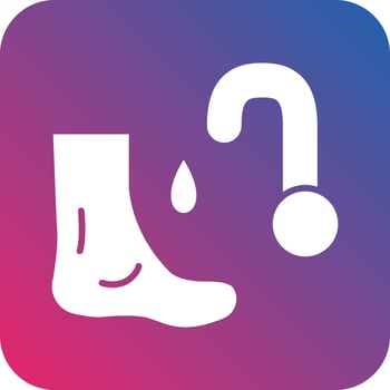 Washing Foot Icon Vector Design