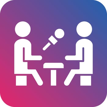 Interview Icon Vector Design
