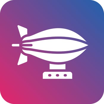 Zeppelin Icon Vector Design