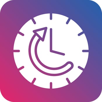 Time Loop Icon Vector Design
