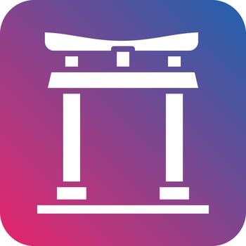 Torii Gate Icon Vector Design