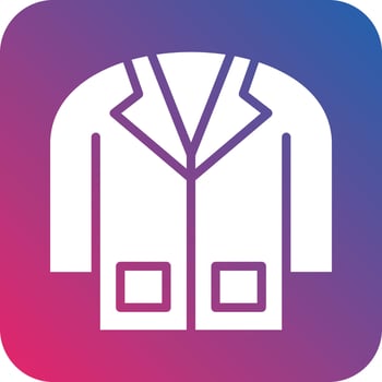 Lab Coat Icon Vector Design