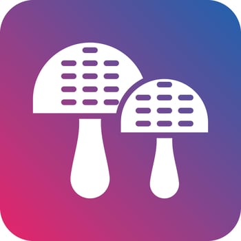 Mushroom Icon Vector Design