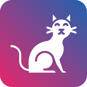 Cat Icon Vector Design