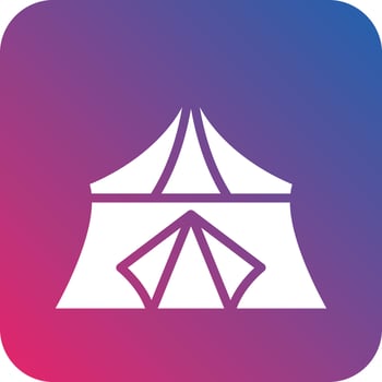 Tent Icon Vector Design