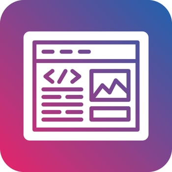 Website Ux Icon Vector Design