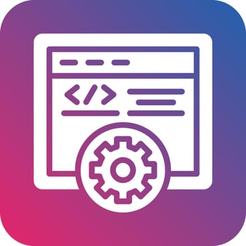 Web Programming Icon Vector Design