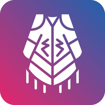 Poncho Icon Vector Design