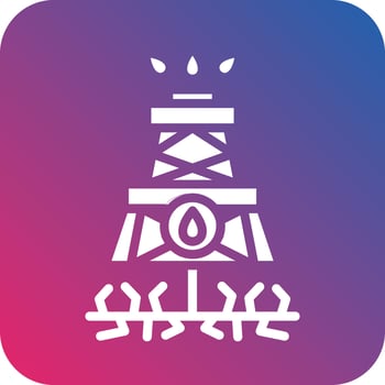 Fracking Icon Vector Design
