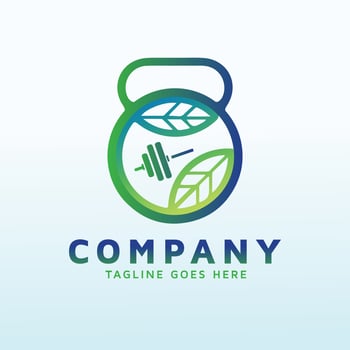 Medical and Pharmaceutical logo design with fitness icon vector