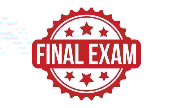 Final Exam Rubber Stamp Seal Vector