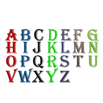 a to z letter png
