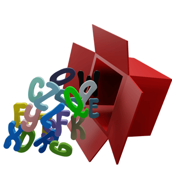 alphabet in box png