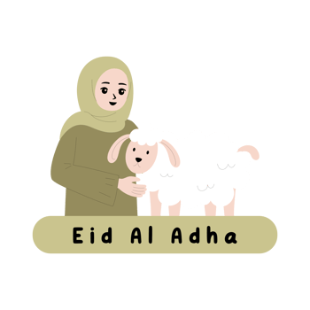 eid al adha cartoon character clipart png