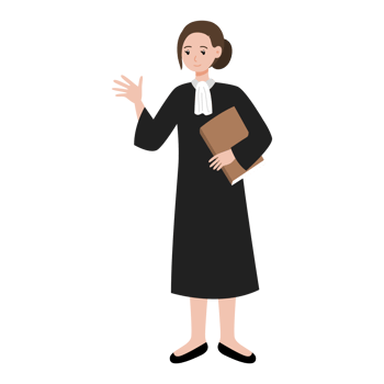 judge cartoon character illustration png