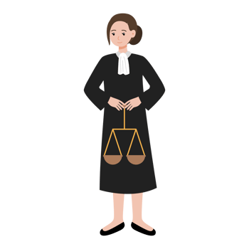 judge cartoon character illustration png