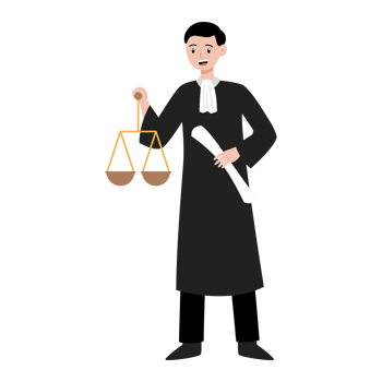 judge cartoon character illustration png