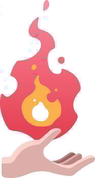 destructive magic Illustration Vector