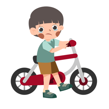 Kid Riding A Bicycle png