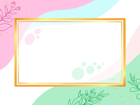 Pastel Background Frame Illustration png
