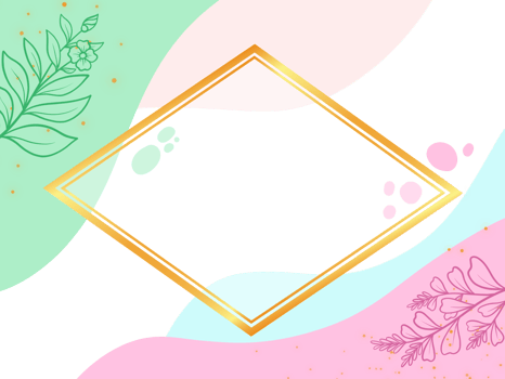 Pastel Frame Background Illustration png