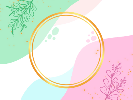 Pastel Frame Background Illustration png