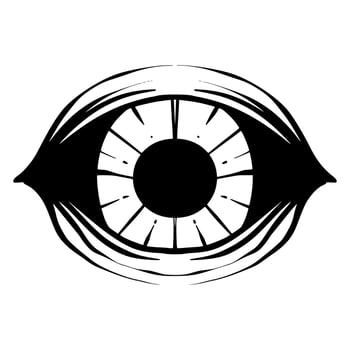 Eye illustration art vector