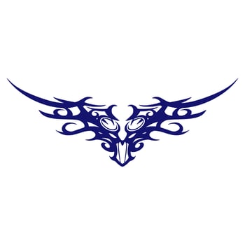 Tribal wing illustration vector