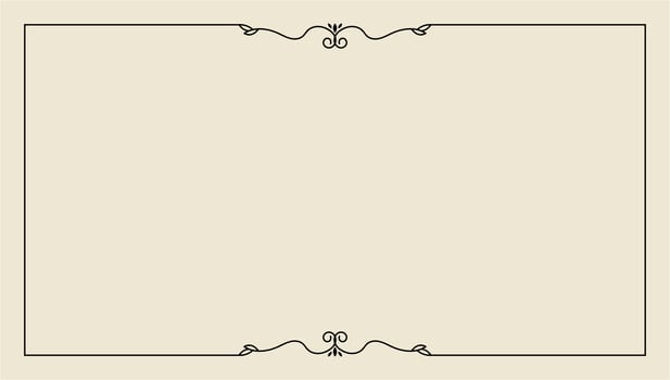 hand drawn outline background and frame vector