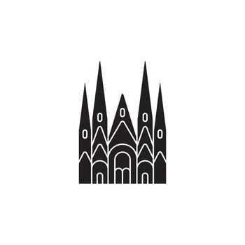 barcelona landmarks vector for Icon Website, UI Essential, Symbol, Presentation