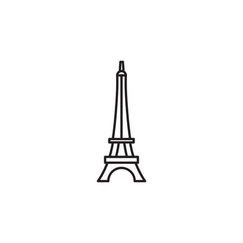 Paris vector for Icon Website, UI Essential, Symbol, Presentation
