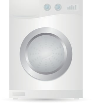 A Machine Used To Wash Laundry vector