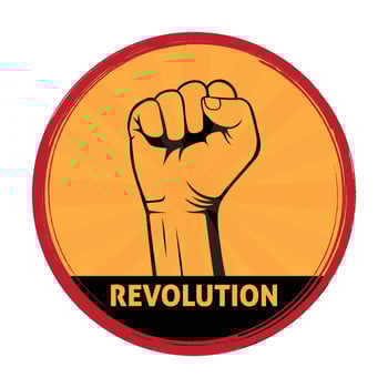 Revolution vector design for t shirt