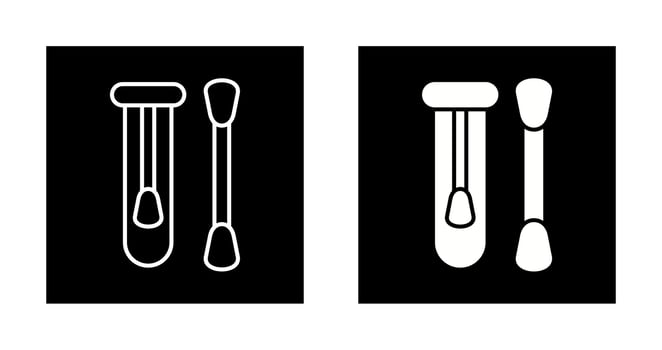 Cotton Swabs Vector Icon