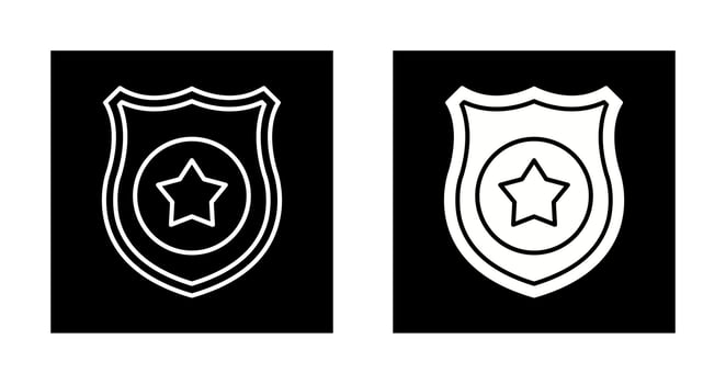 Police Shield Vector Icon