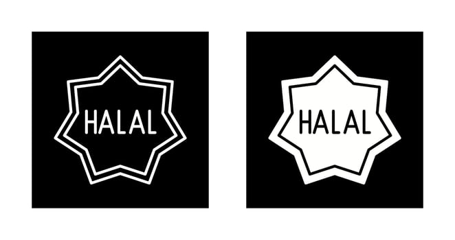 Halal Vector Icon