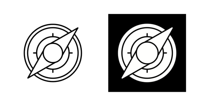 Compass Vector Icon