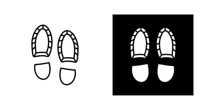 Footprint Vector Icon