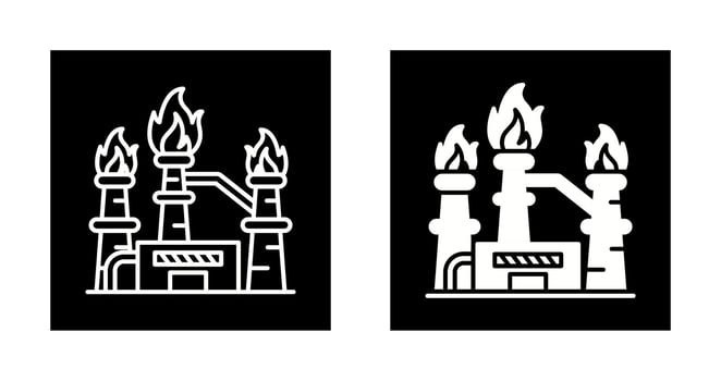 Natural Gas Vector Icon